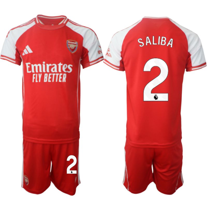 Men 2025-2026 Season Club Arsenal home red #2 Soccer Jersey